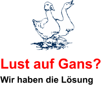 Lust auf Gans? Wir haben die Lösung